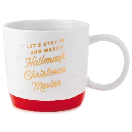 Let's Watch Hallmark Christmas Movies Mug, 15.5 oz., , large
