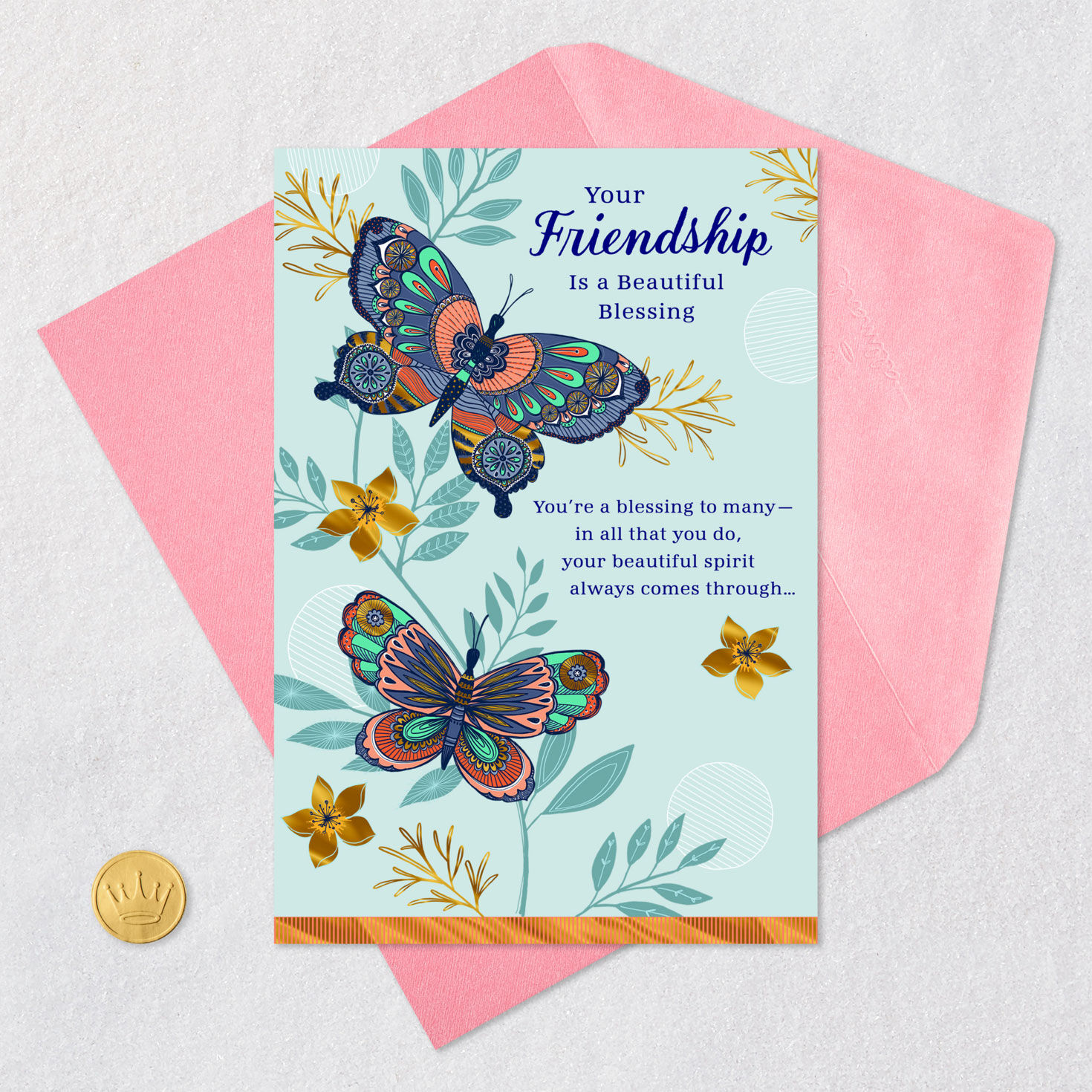Your Friendship Is a Blessing Mother's Day Card for Friend, , large image number 5