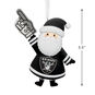 Las Vegas Raiders Santa Fan Christmas Ornament measurement image number 3