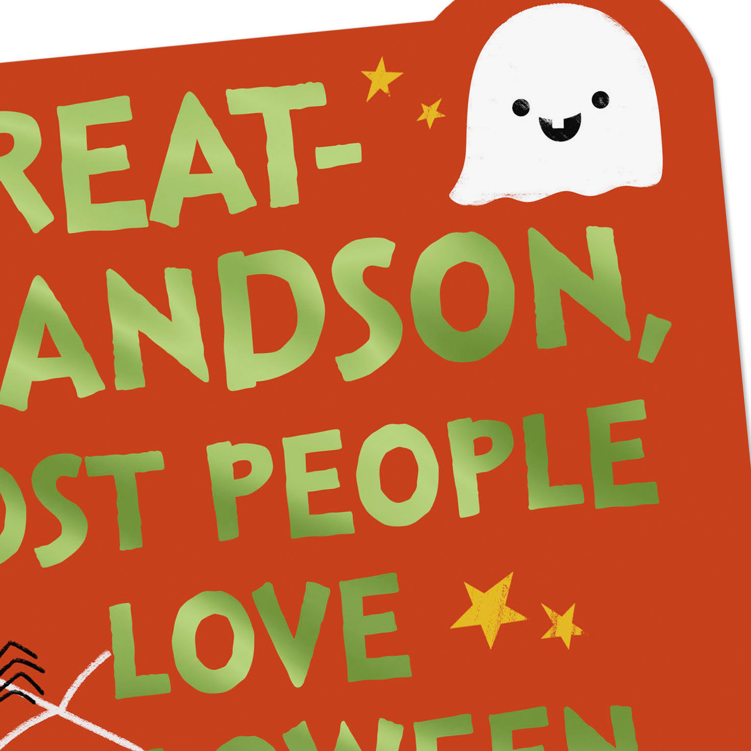 Pirate Pumpkin Grandson Halloween Card Card Front Detail image number 4