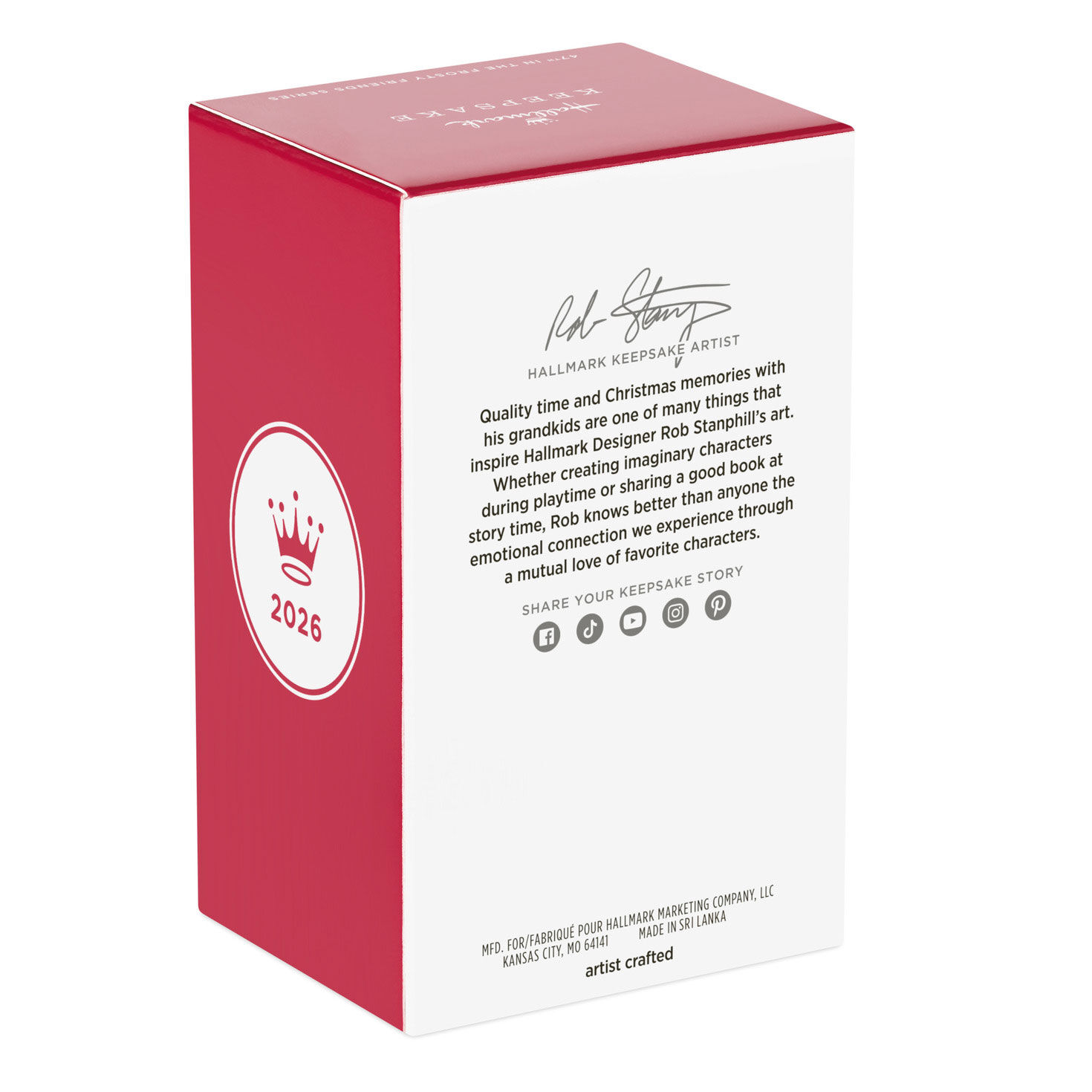 Eskimo Tubing With Bear Keepsake Ornament Package Back image number 8