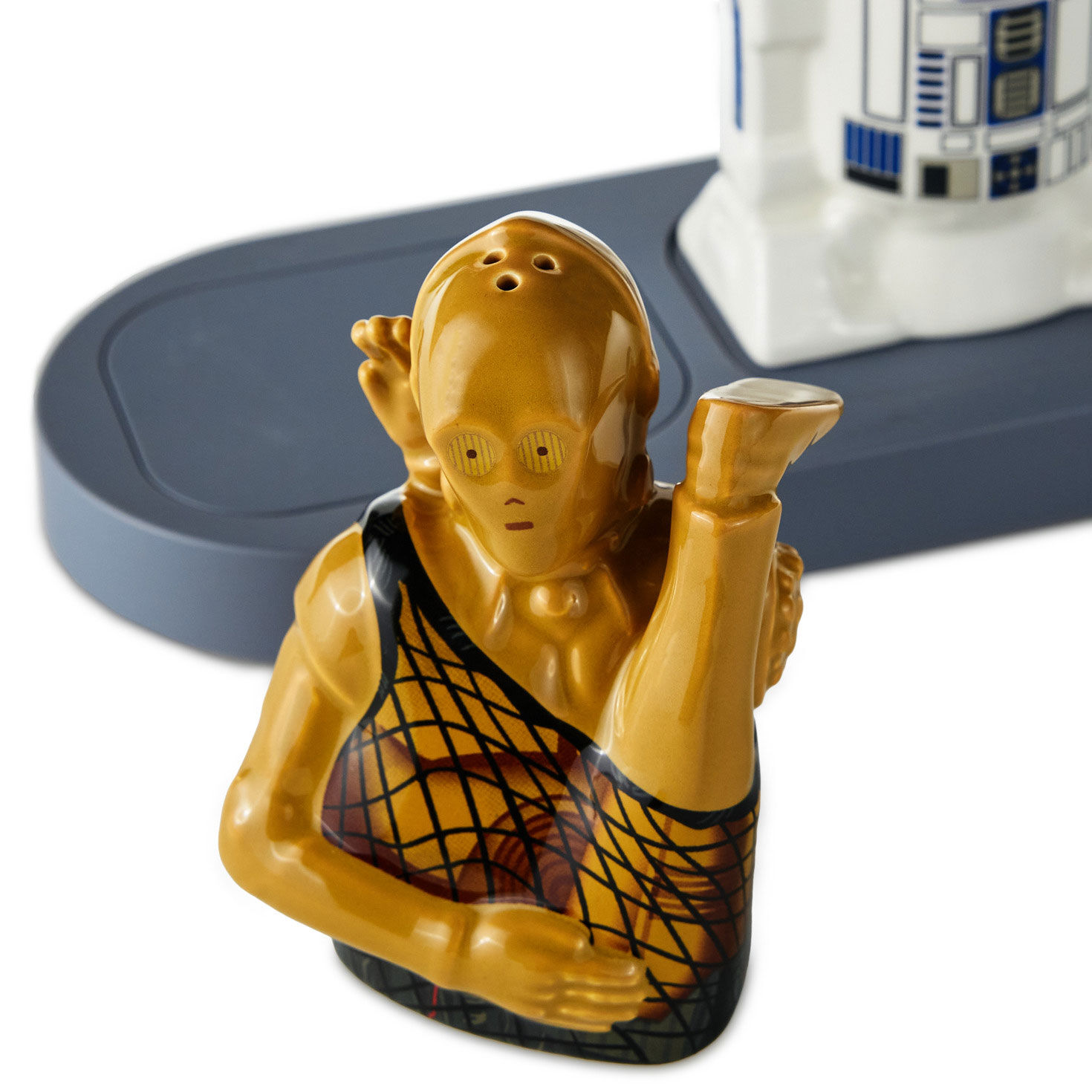 Star Wars C-3PO and R2-D2 Shakers With Sound upclose view image number 4