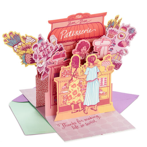 Thanks for Making Life So Sweet Pop-Up Mother's Day Card for Mom, 