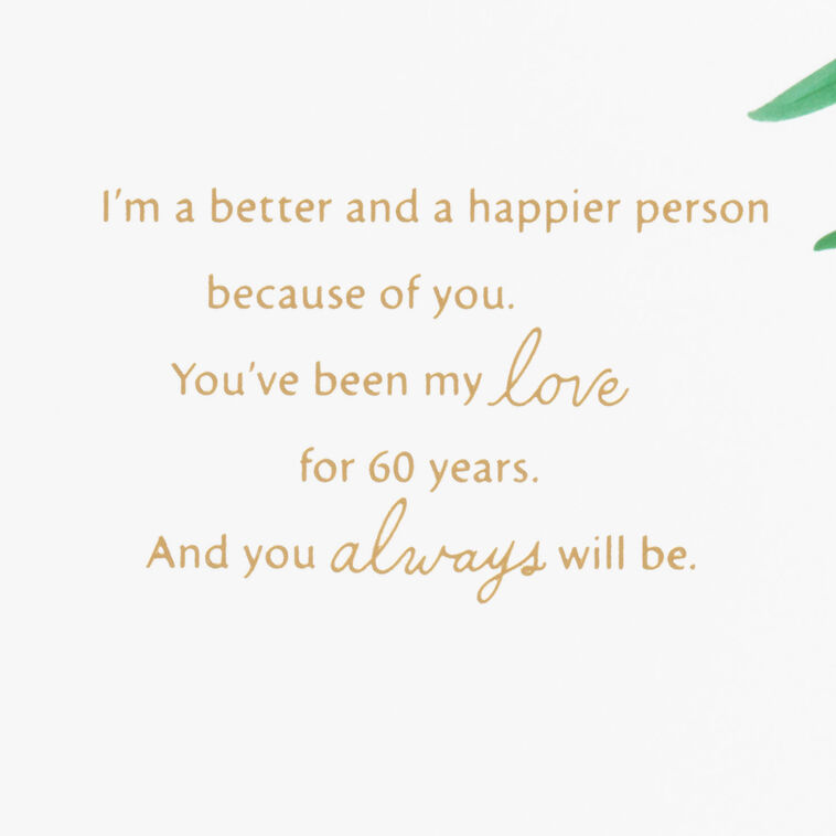 My Friend and My Soulmate 60th Anniversary Card for Spouse, , large image number 3