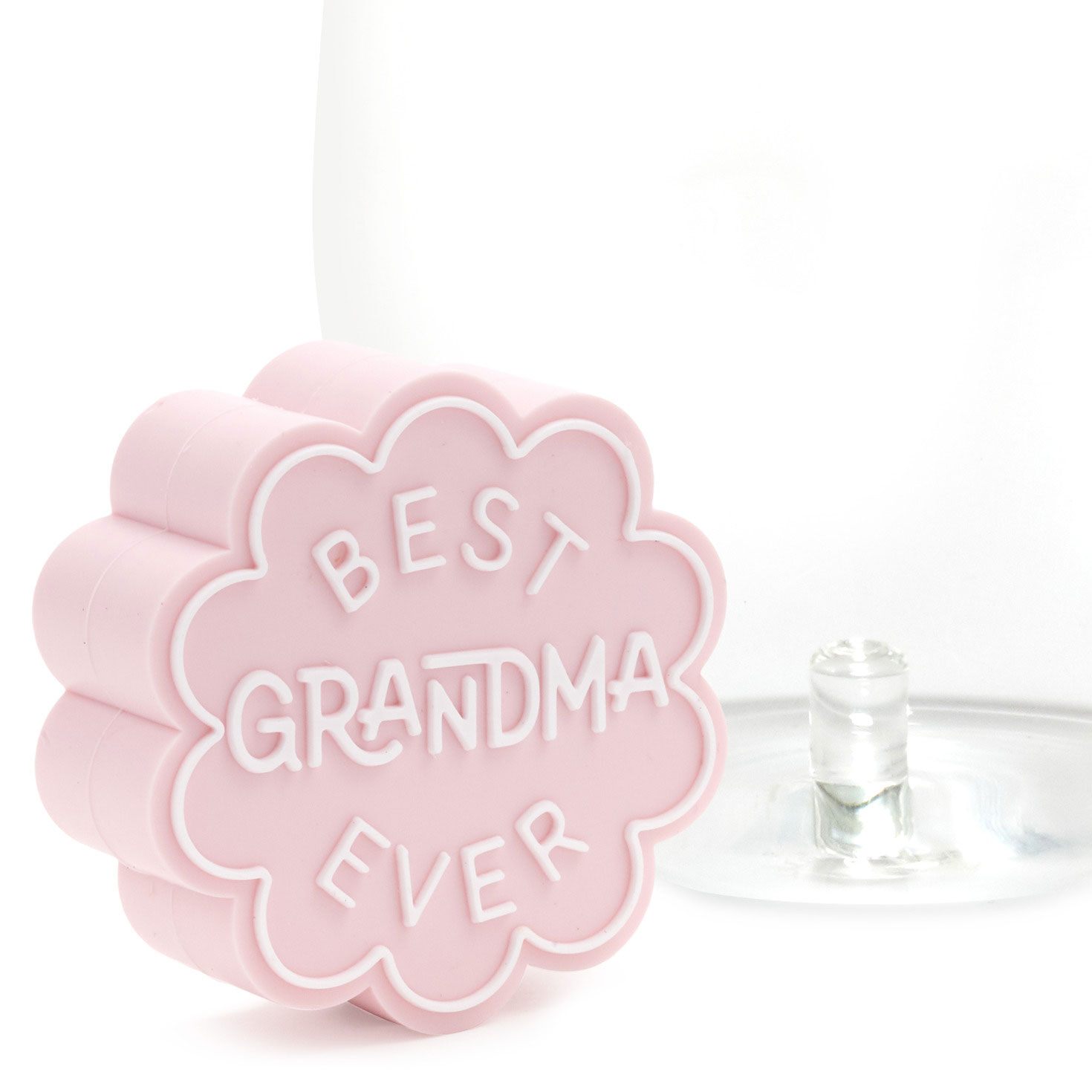 Charmers Best Grandma Ever Pink Silicone Charm, , large image number 4