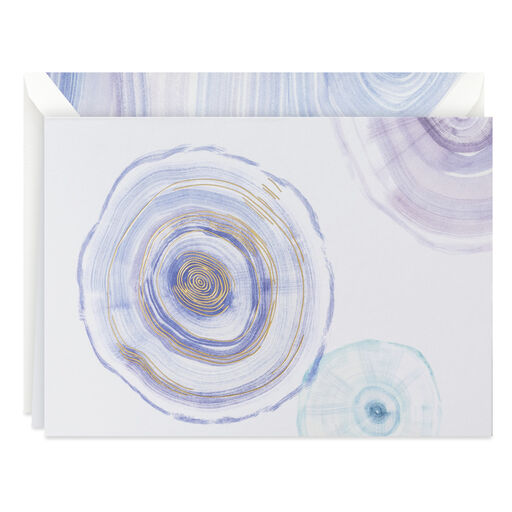 Watercolor Circles Boxed Blank Note Cards, Pack of 8, 