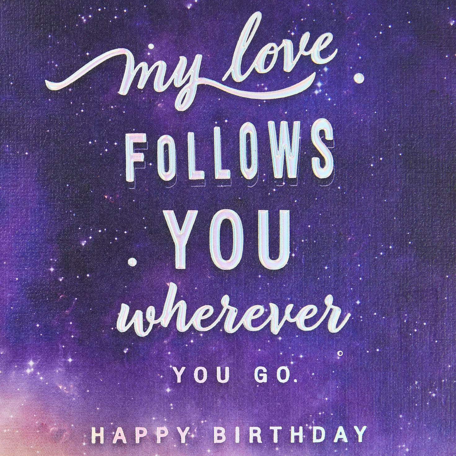 My Love Follows You Birthday Card for Son for only USD 6.59 | Hallmark