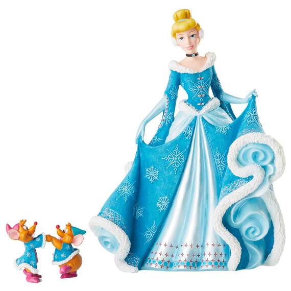 Disney Showcase Holiday Cinderella With Mice Couture de Force Figurine, 8.25", , large image number 1