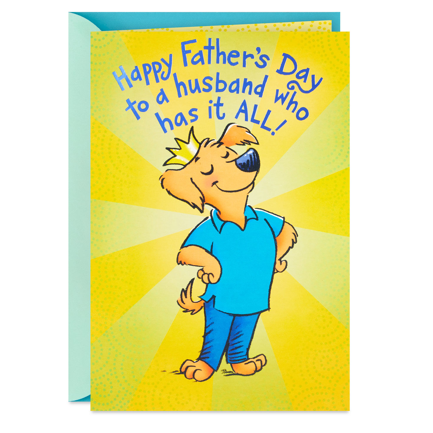 You Have It All Funny Pop-Up Father's Day Card for Husband