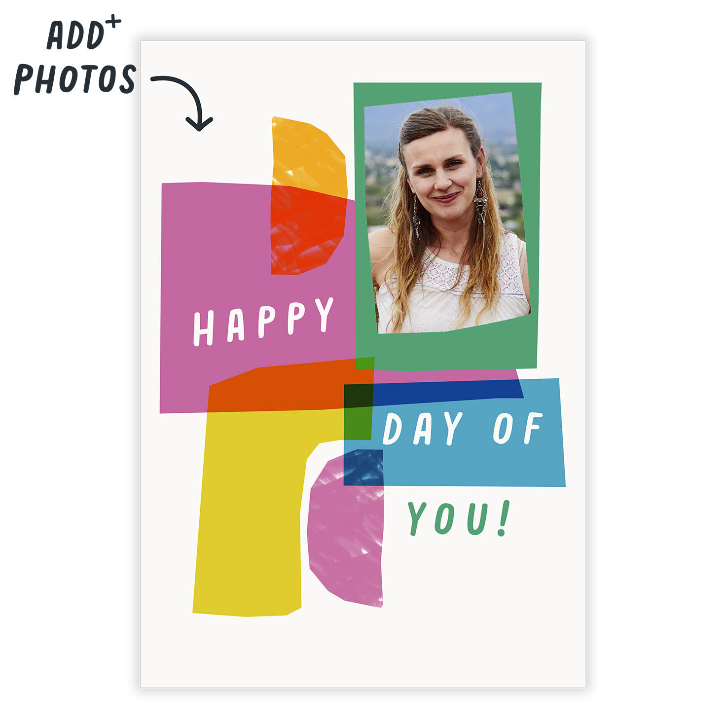 Bold and Bright Abstract Shapes Birthday eCard, , large image number 2