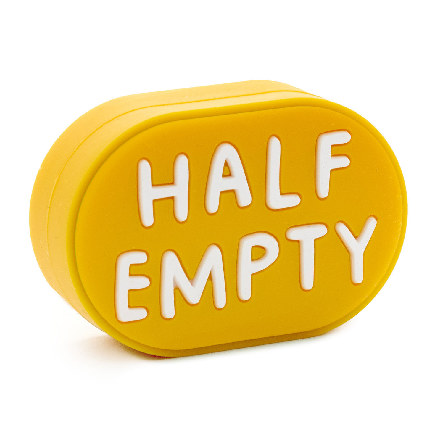 Charmers Half Full/Half Empty Funny Silicone Charm, 1.88" W, , large image number 2