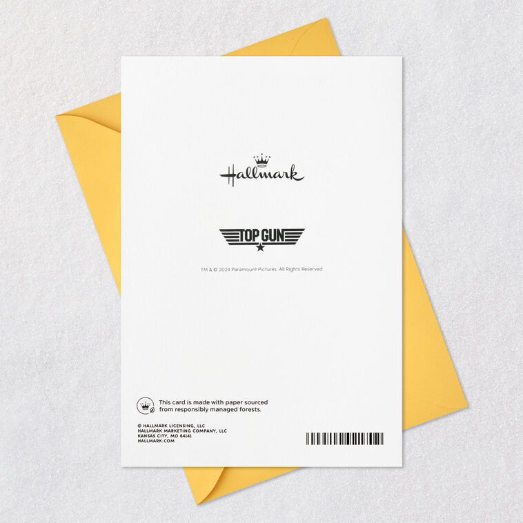Gun Hallmark Top Gun™ The Need for Speed Birthday Card - Greeting Cards | Hallmark