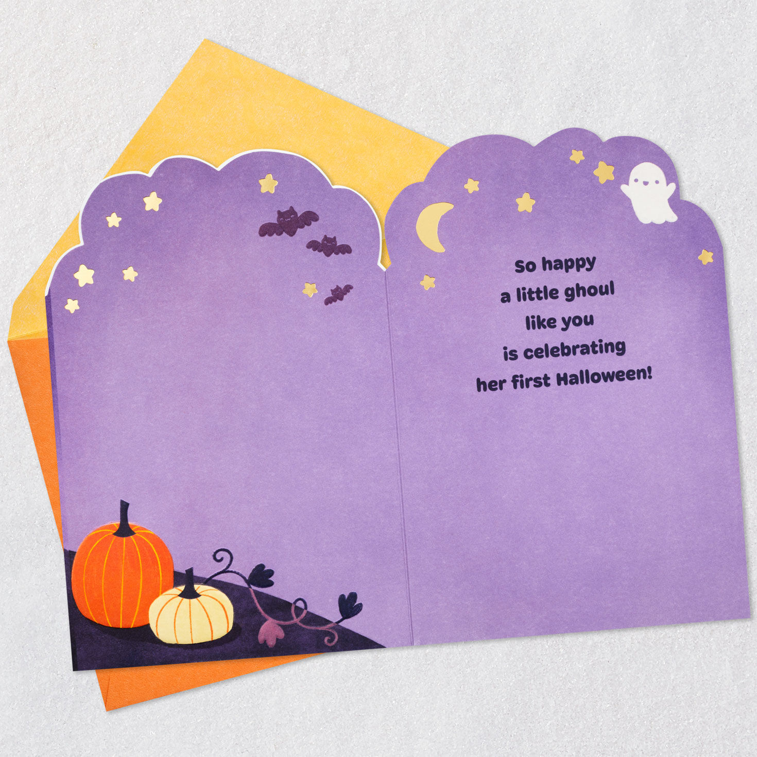 Little Purple Monster First Halloween Card for Girl for only USD 3.99 | Hallmark