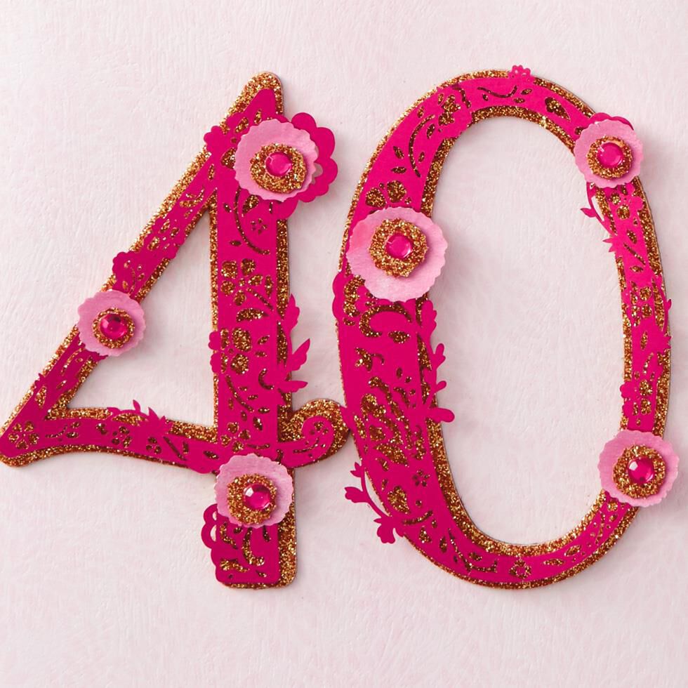 Beautiful New Decade 40th Birthday Card