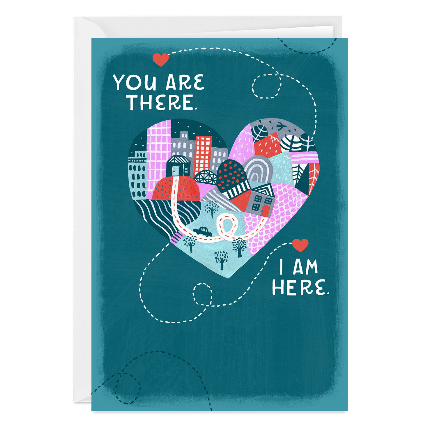 Love Over Distance Custom Card
