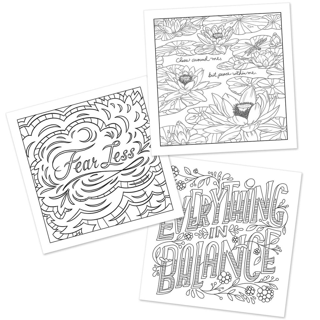 the art of mindfulness coloring book coloring books hallmark