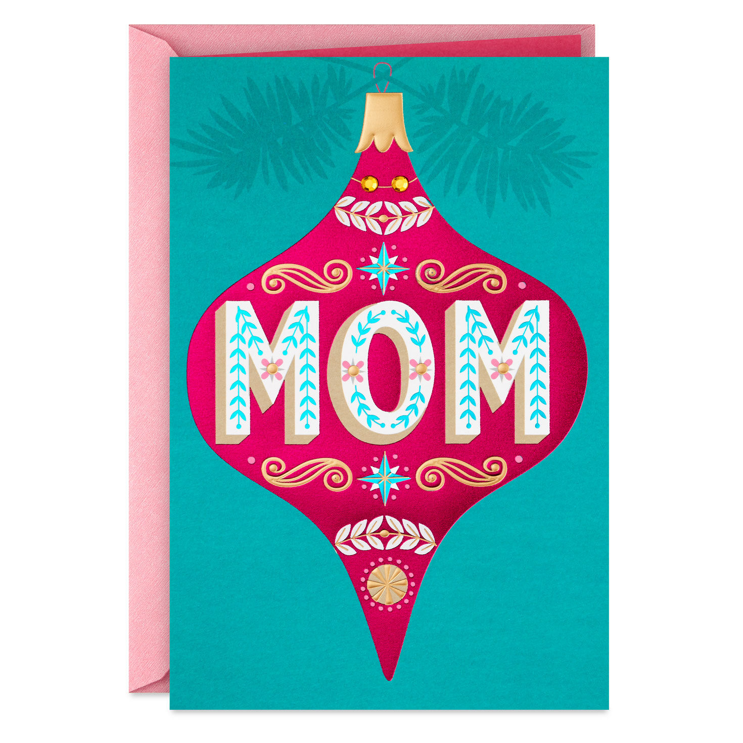 Lucky to Have You Christmas Card for Mom
