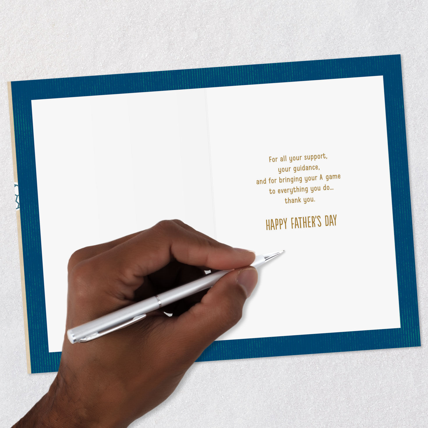 Sports Icons Father's Day Card for Dad Signing card image number 6