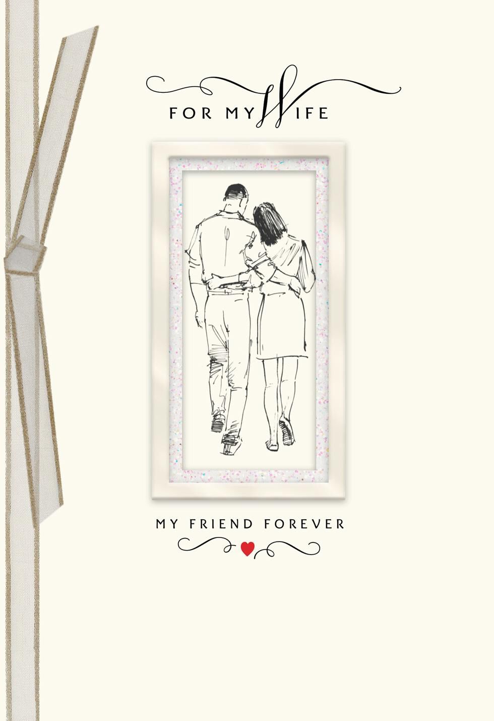 Friend Forever Valentine's Day Card for My Wife