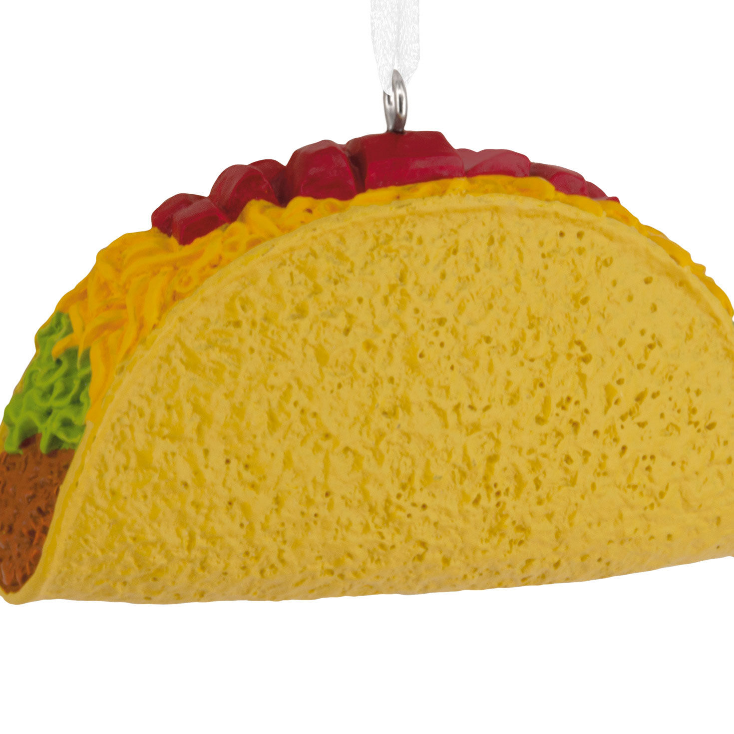 Taco Christmas Ornament closeup view image number 5