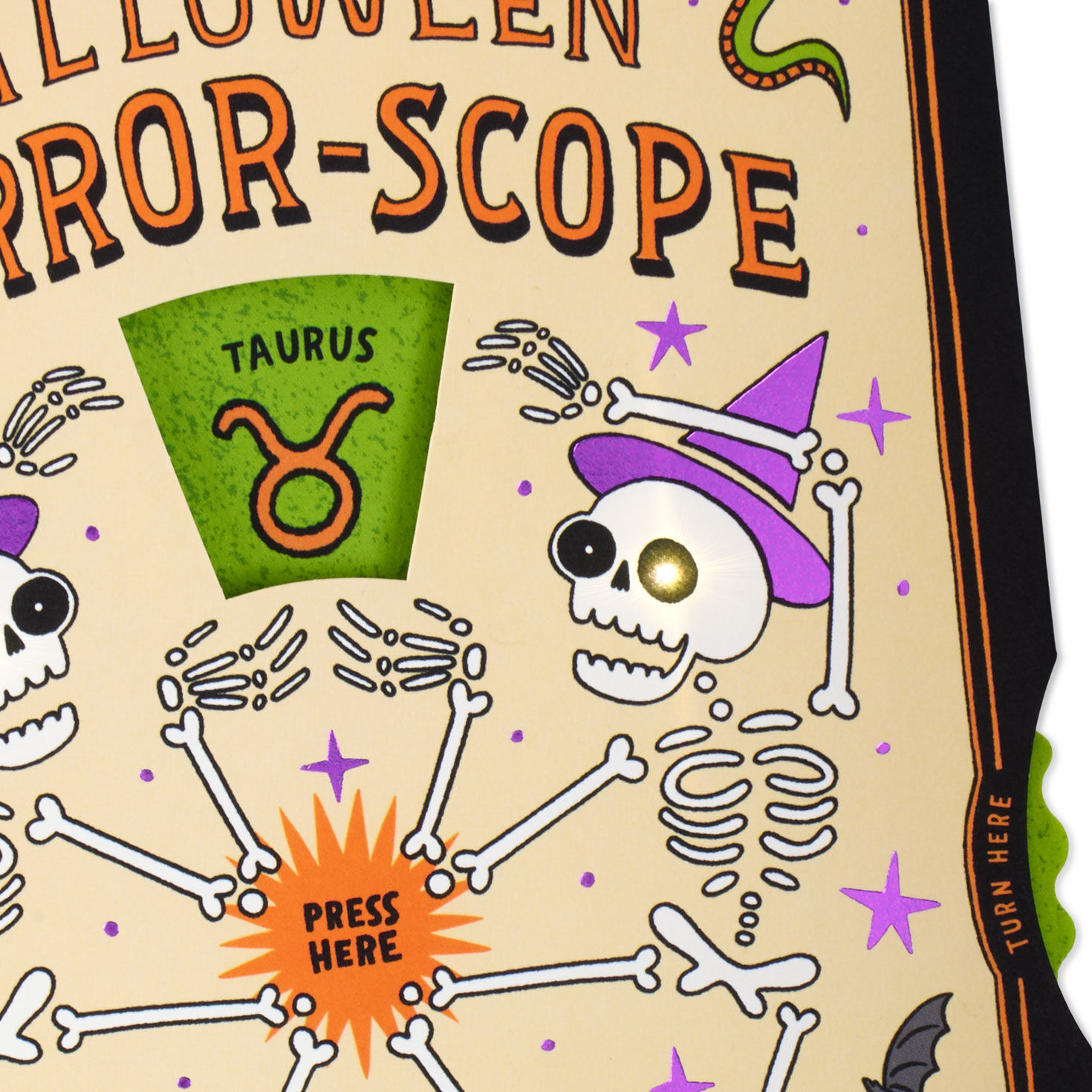 Horror-Scope Spinner Funny Halloween Card With Sound and Light for only USD 8.99 | Hallmark