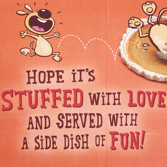 Stuffed With Love Funny Thanksgiving Card, , large image number 2