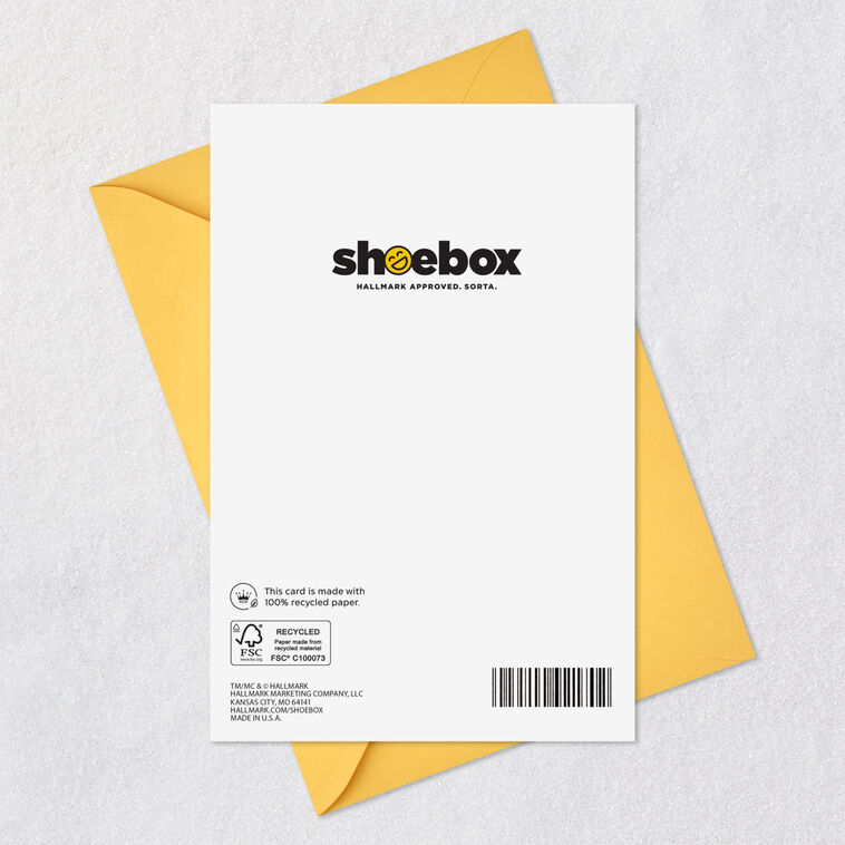 Nachos Funny Thinking of You Card Card Back with Envelope image number 7