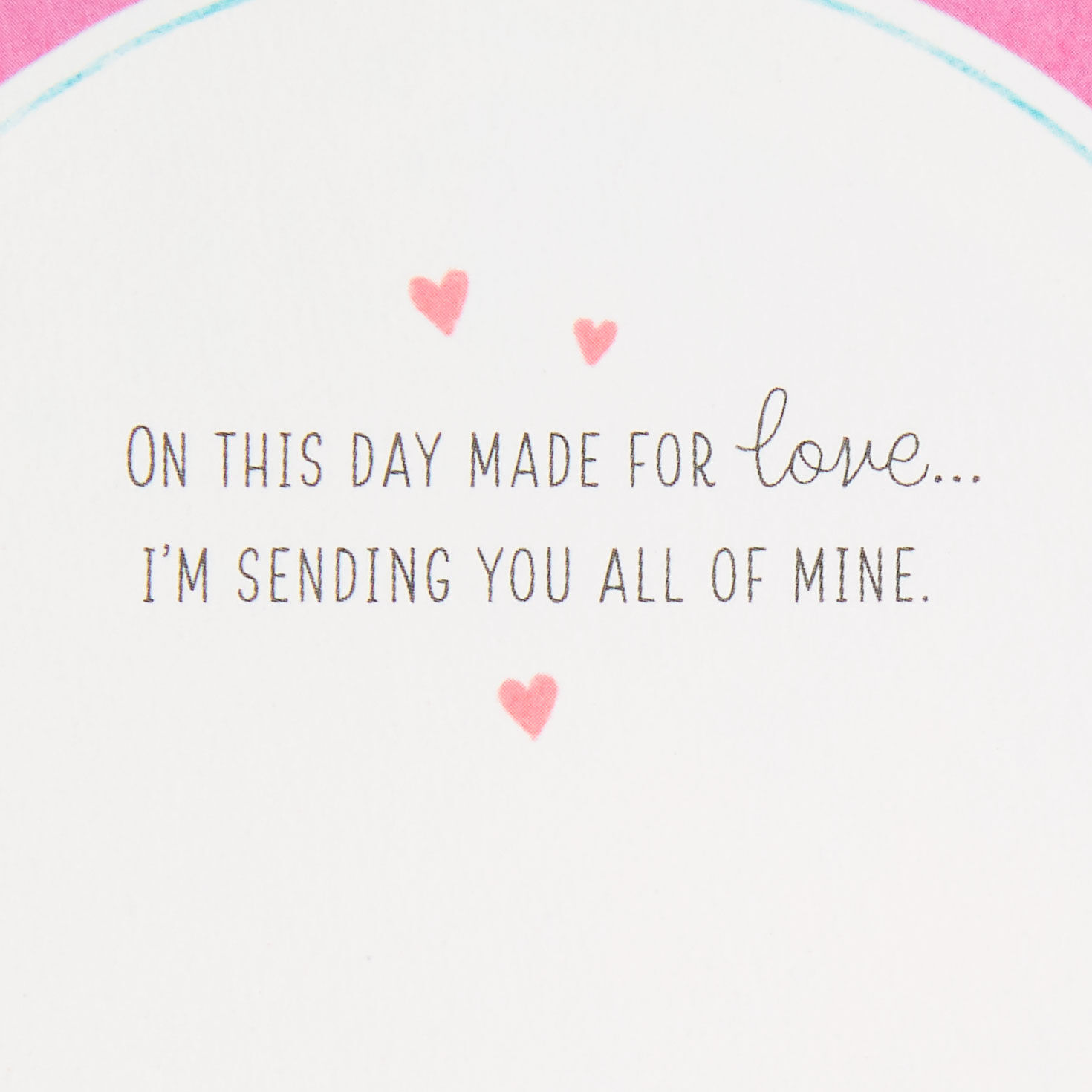 Hearts Snow Globe 3D Pop-Up Music & Motion Valentine's Day Card sentiment image number 4