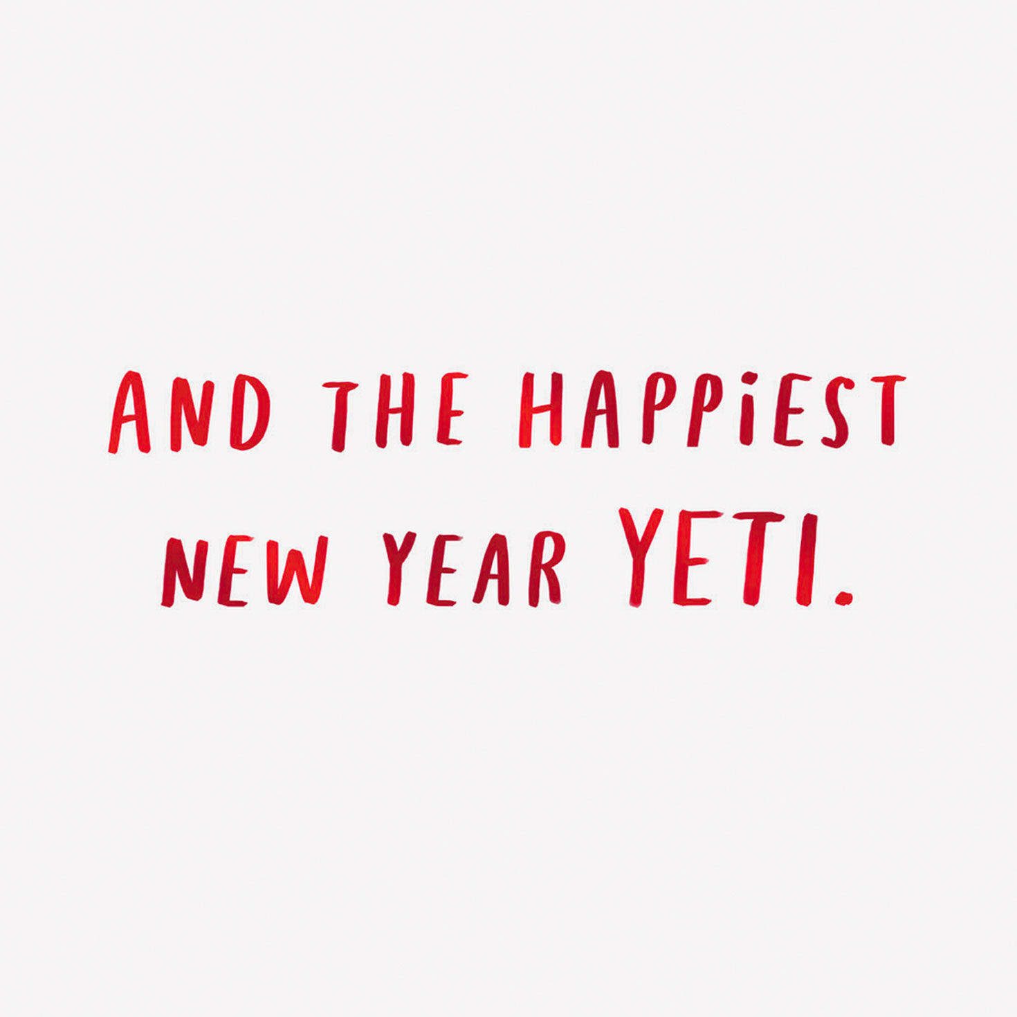 Happiest Holidays Yeti Venmo Holiday Card, , large image number 2