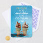 Ice-Cream Cones Sweet Friend Friendship Card Card Front with Envelope and Gold Seal image number 5