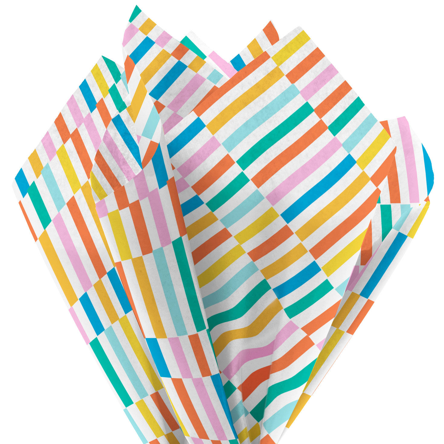 Colorful Broken Lines Tissue Paper, 6 Sheets for only USD 1.99 | Hallmark