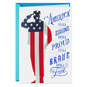 Strong, Proud, Brave, Free Veterans Day Card, , large image number 1
