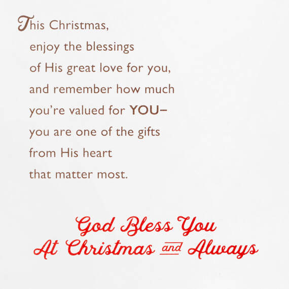 You're a Blessing Religious Christmas Card for Dad, , large image number 2