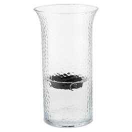 Large Clear Bubbled Glass Hurricane, Large Clear Bubbled Glass Hurricane, , large