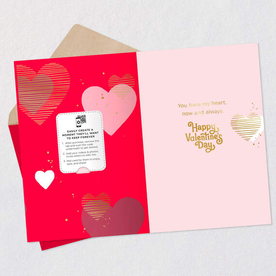 You Have My Heart Video Greeting Valentine's Day Card for Husband, , large image number 3