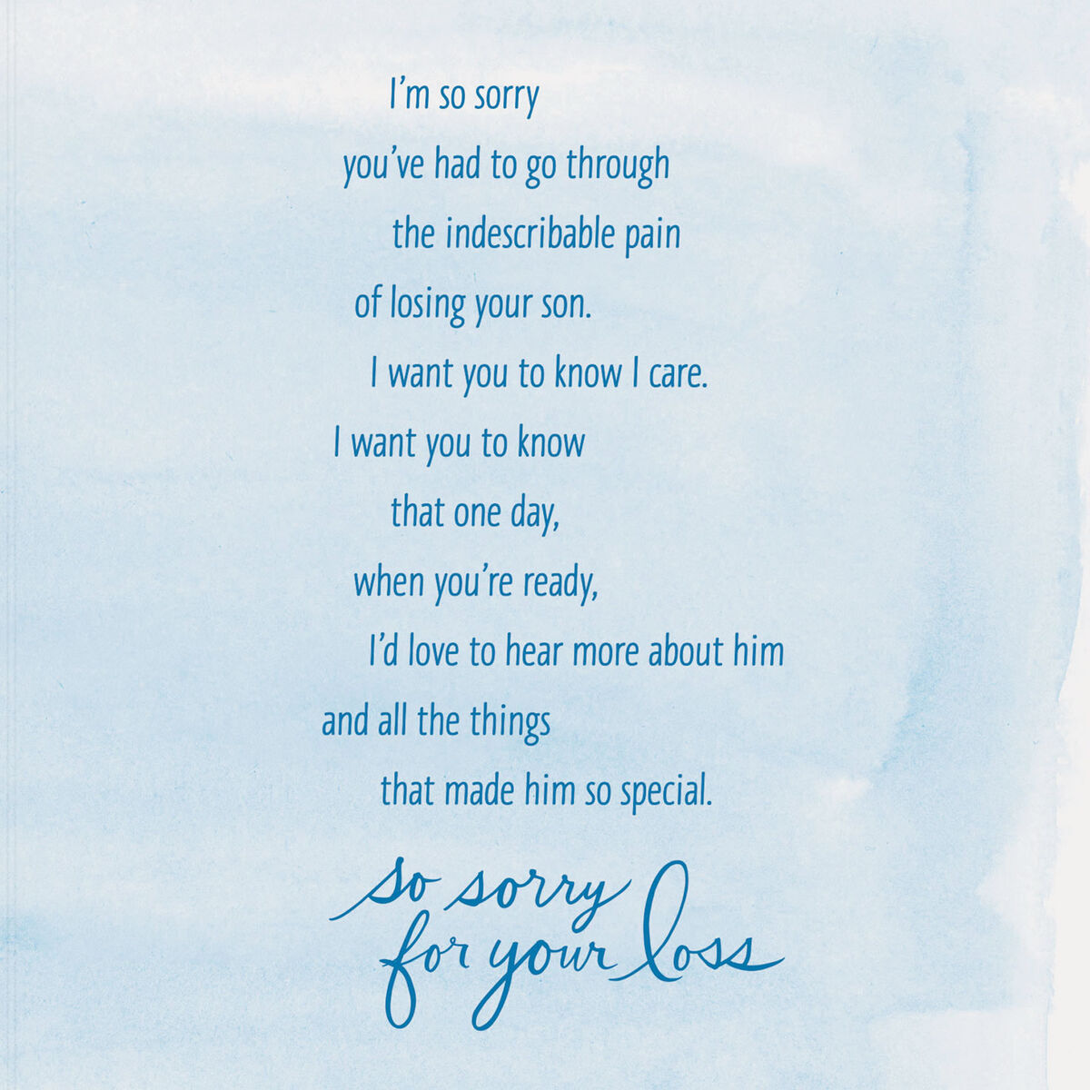 Dragonfly and Vines Loss of Son Sympathy Card - Greeting Cards - Hallmark