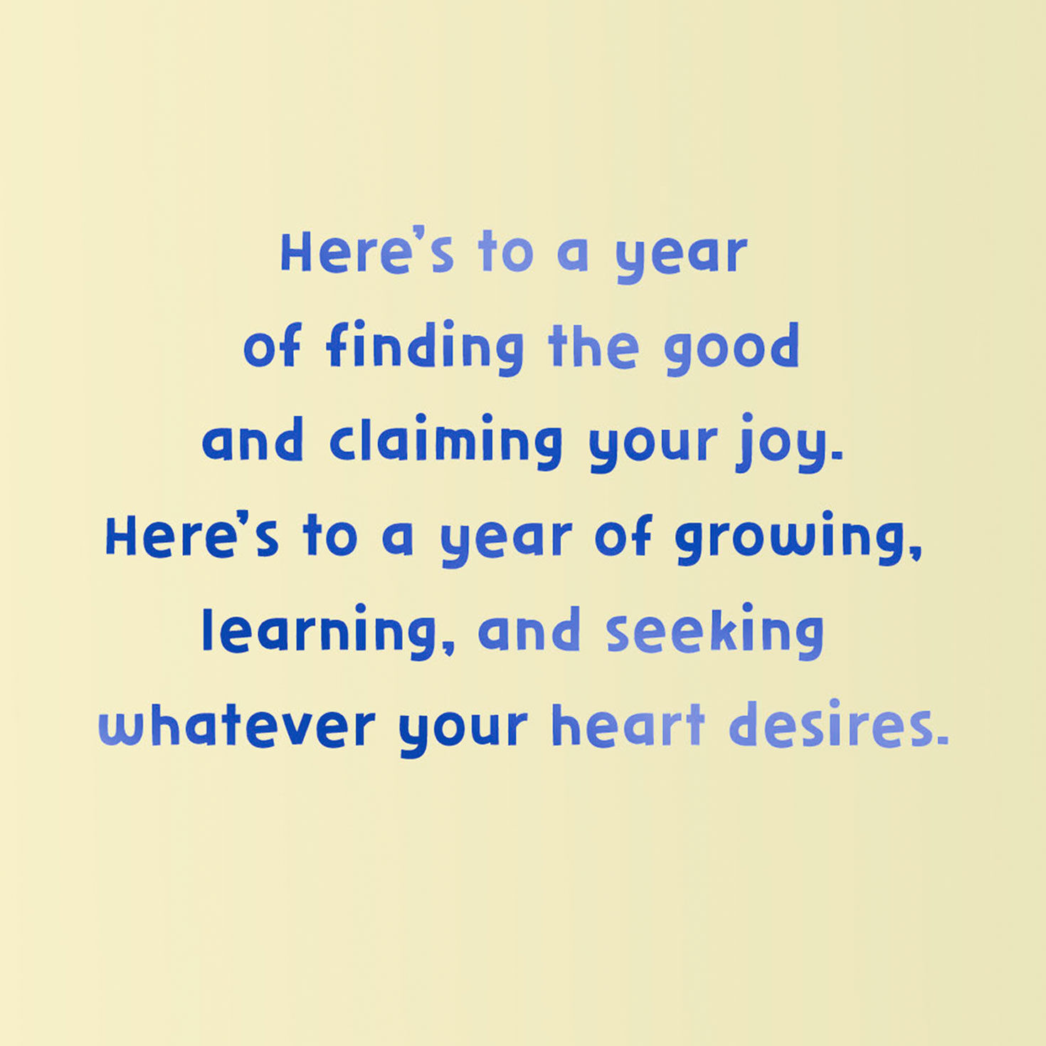 Here's to the Beautiful Way You Live Birthday Card for Granddaughter, , large image number 2