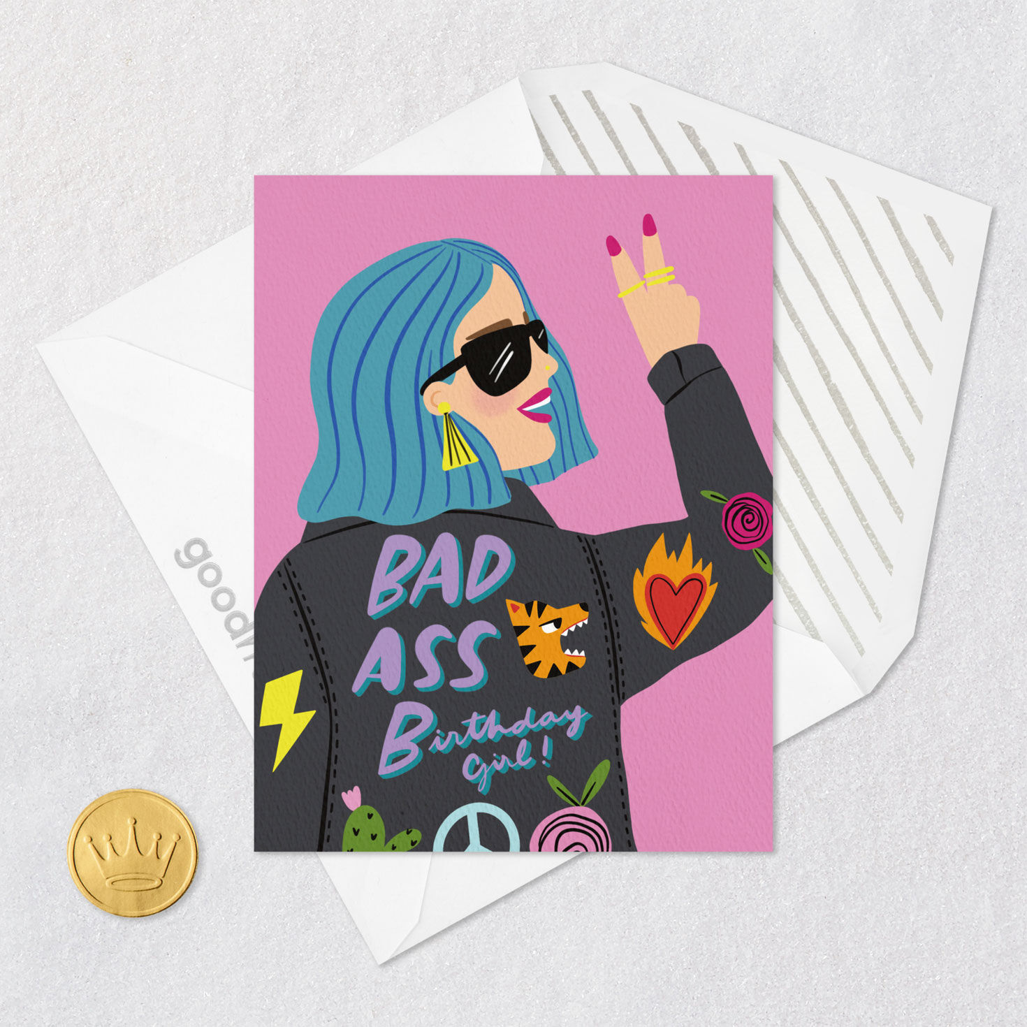 Bad Ass Birthday Girl Birthday Card for only USD 3.99 | Hallmark