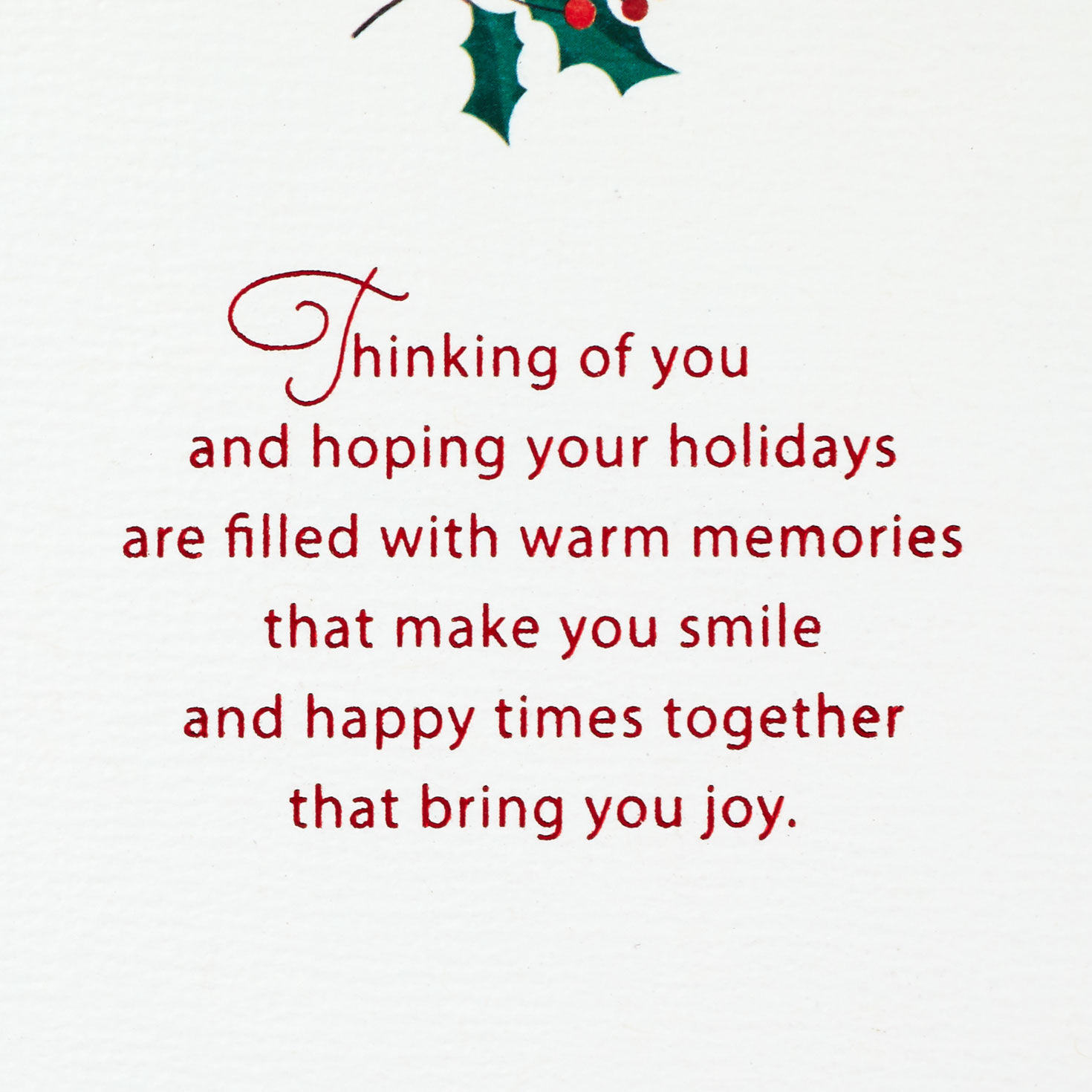 Warm Memories and Happy Times Christmas Card for Both, , large image number 2