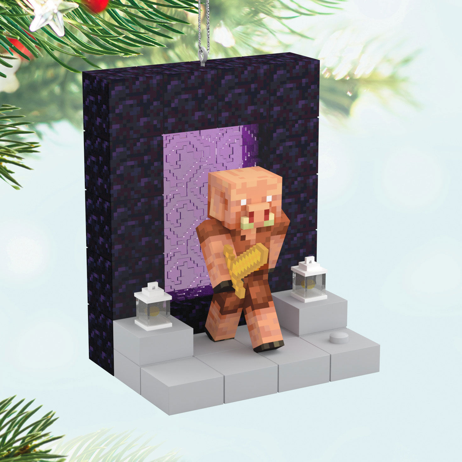 Minecraft Nether Portal Ornament With Light for only USD 24.99 | Hallmark