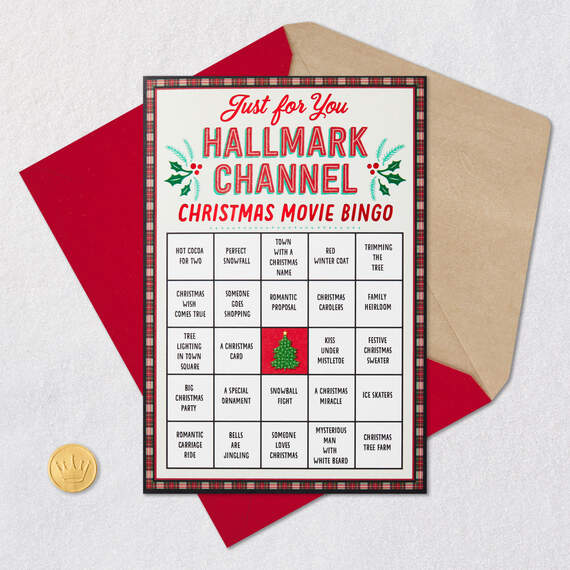 Hallmark Channel Christmas Movie Bingo Christmas Card, , large image number 5