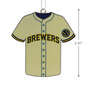 MLB Milwaukee Brewers™ Baseball Jersey Metal Hallmark Ornament, , large image number 3
