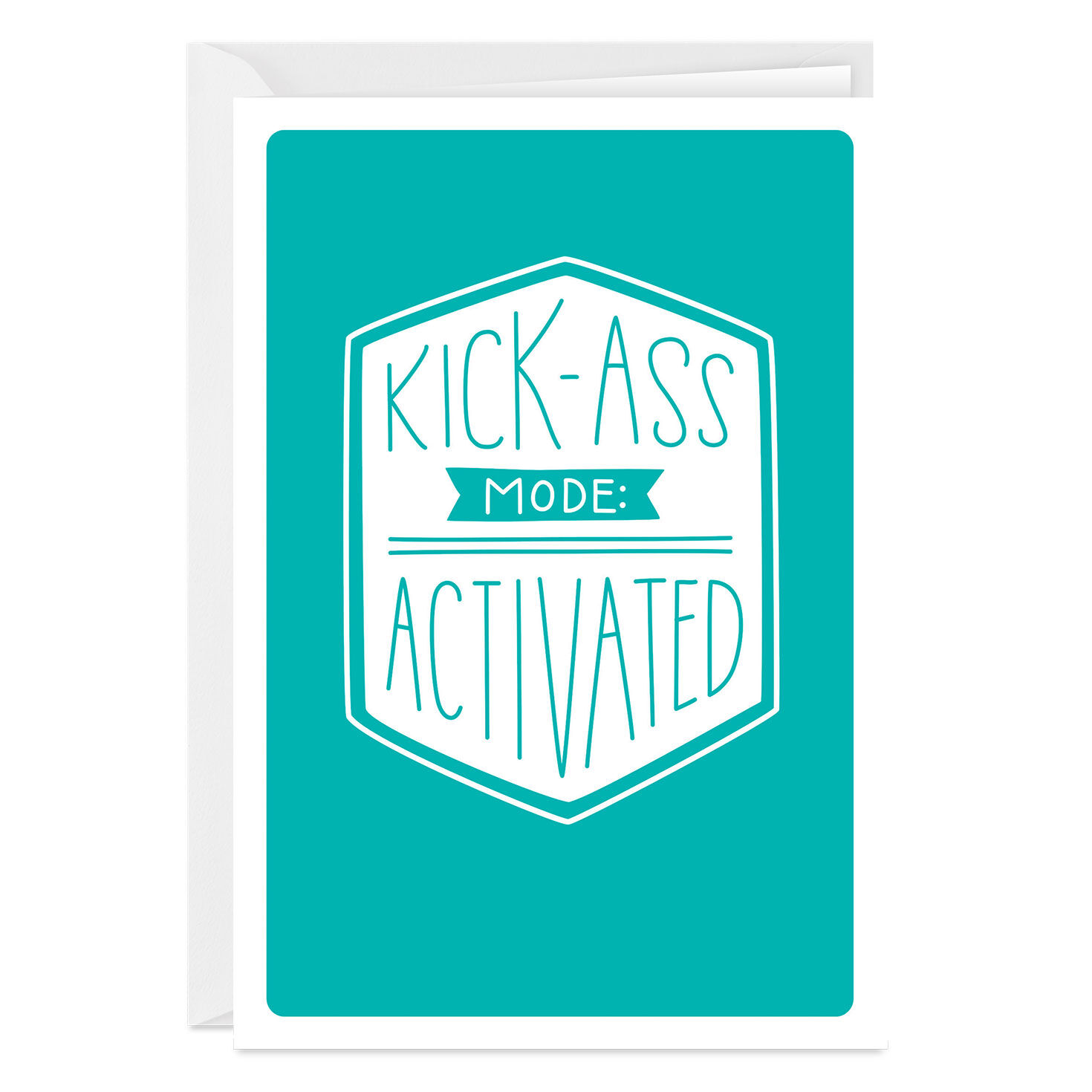 Kick-Ass Mode Encouragement Photo Card