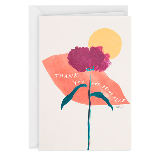 Morgan Harper Nichols You Make My World Brighter Thank-You Card, 