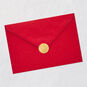 Red and Pink Poinsettias Daughter Christmas Card Envelope Back with Seal image number 8