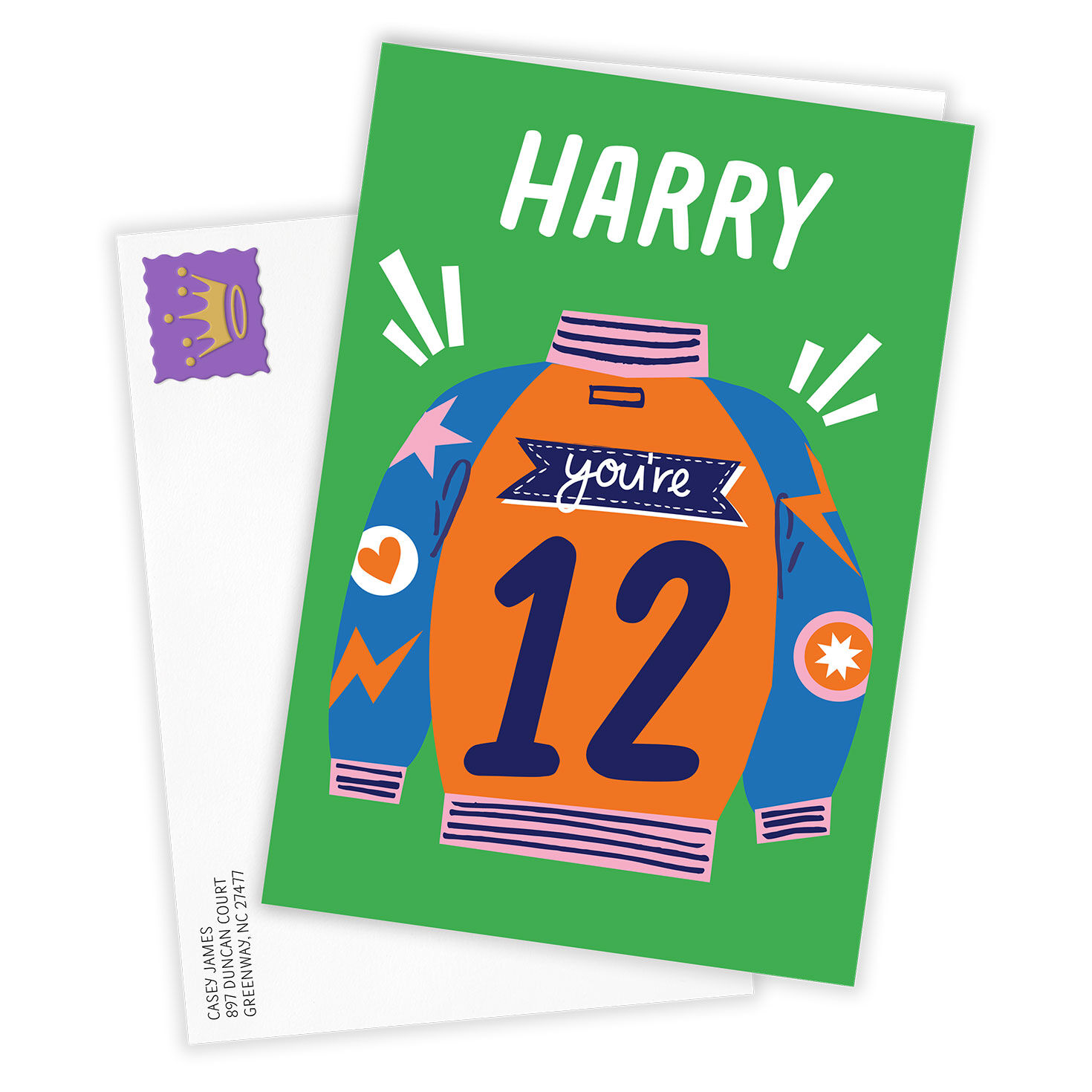 Fun Letter Jacket Custom Birthday Card for only USD 4.99 | Hallmark