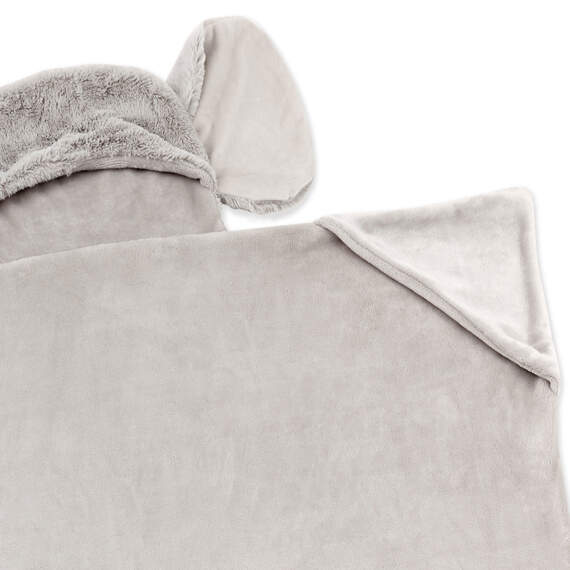 Baby Elephant Hooded Blanket With Pockets, , large image number 5