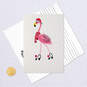 Flamingo in Roller Skates and Santa Hat Christmas Card, , large image number 5