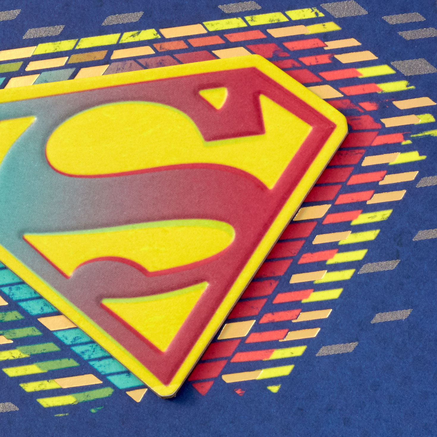 Superman Birthday Card Card Front Detail image number 4