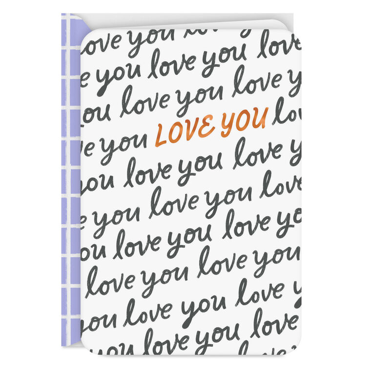 Love You Blank Card